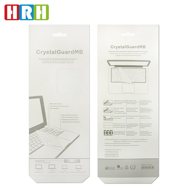 Accept Customized Logo Retail Packing for MacBook keyboard Anti-dust cover waterproof protector