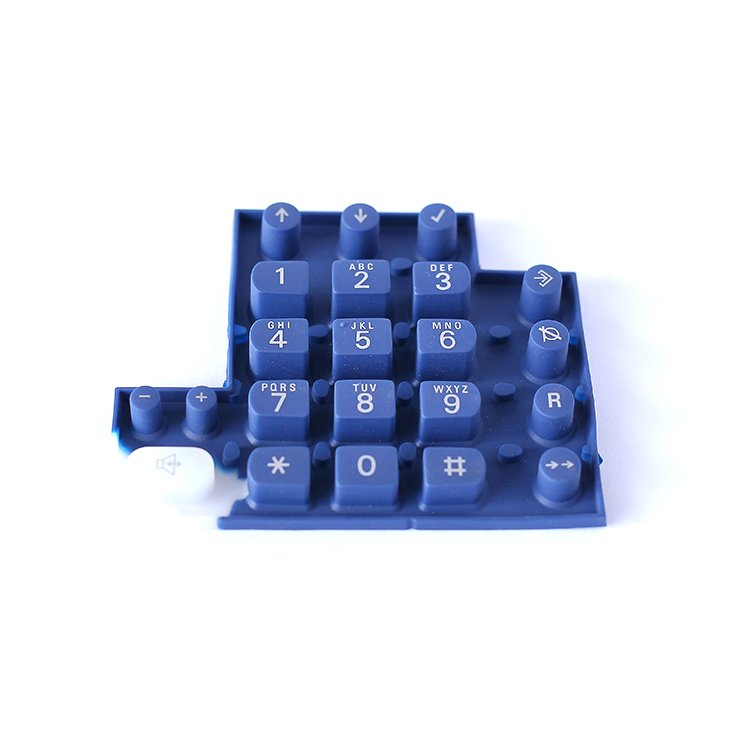 custom silicone product parts silicone rubber button pad