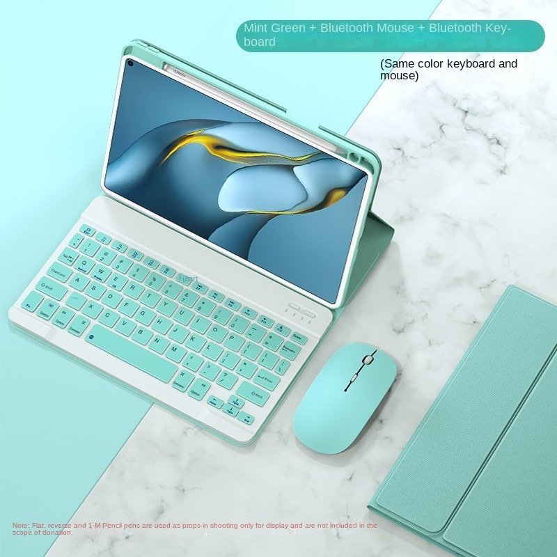 FOR 2024 HUAWEI Matepad SE11inch Protective cover emit light bluetooth keyboard Matching Mouse shell with a sot case