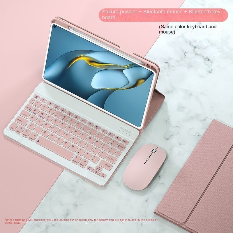 FOR 2024 HUAWEI Matepad SE11inch Protective cover emit light bluetooth keyboard Matching Mouse shell with a sot case