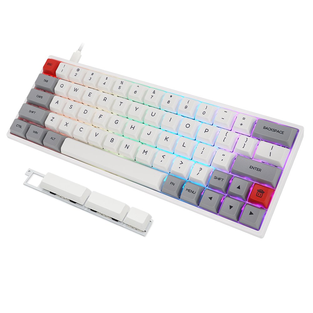 Skyloong hotsale hot swap gk64x gk64xs gaming mechanical keyboard 60% 61keys diy keyboards kit