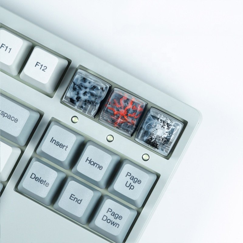 Customized SA Profile Resin Mount Fuji Keycaps For MX Switches Mechanical Keyboard Creative Resin Keycap