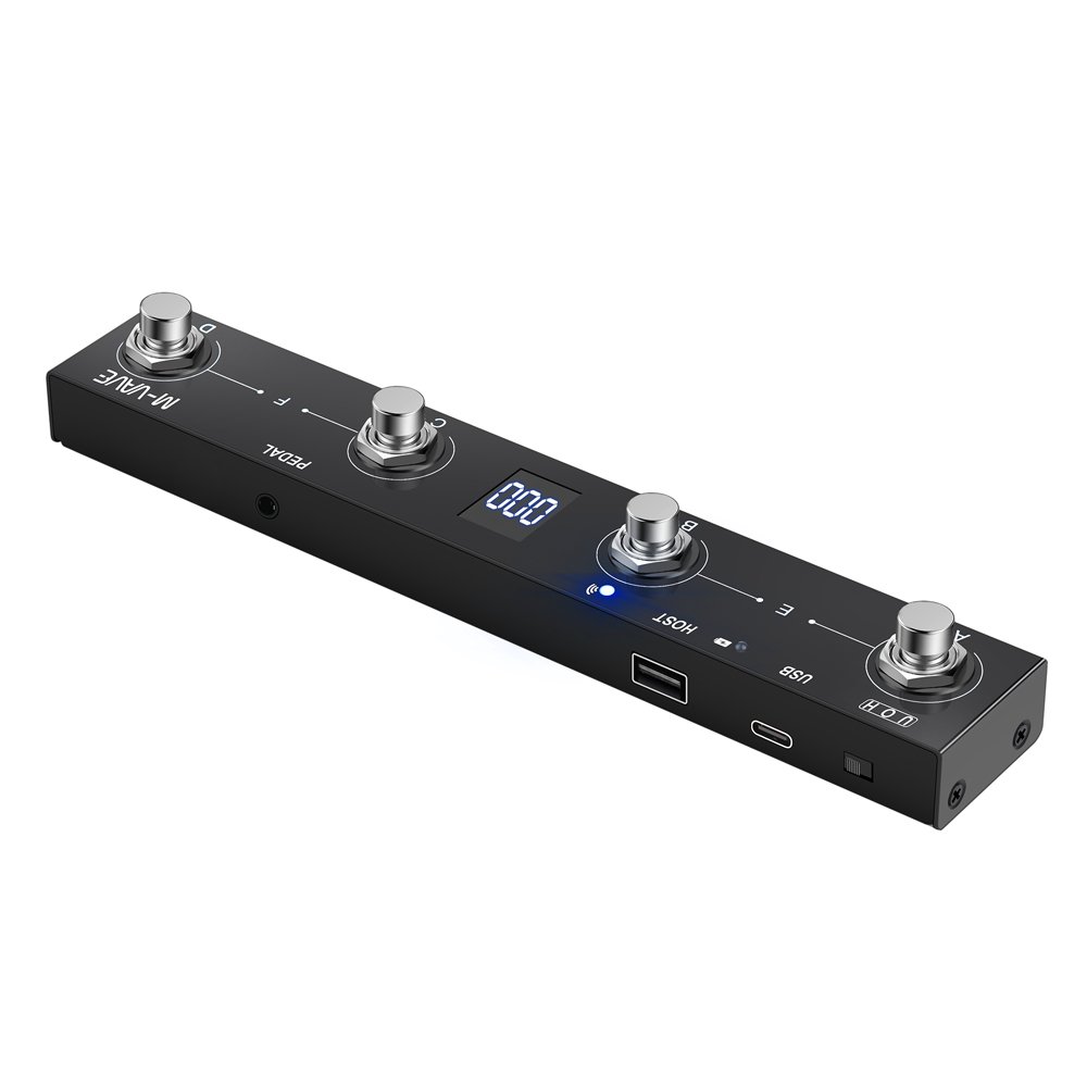 MIDI Foot Controller Multi-Effects USB-MIDI Support all PC/CC/Note/ON/OFF/SYSEX commander 4 Foot Switches