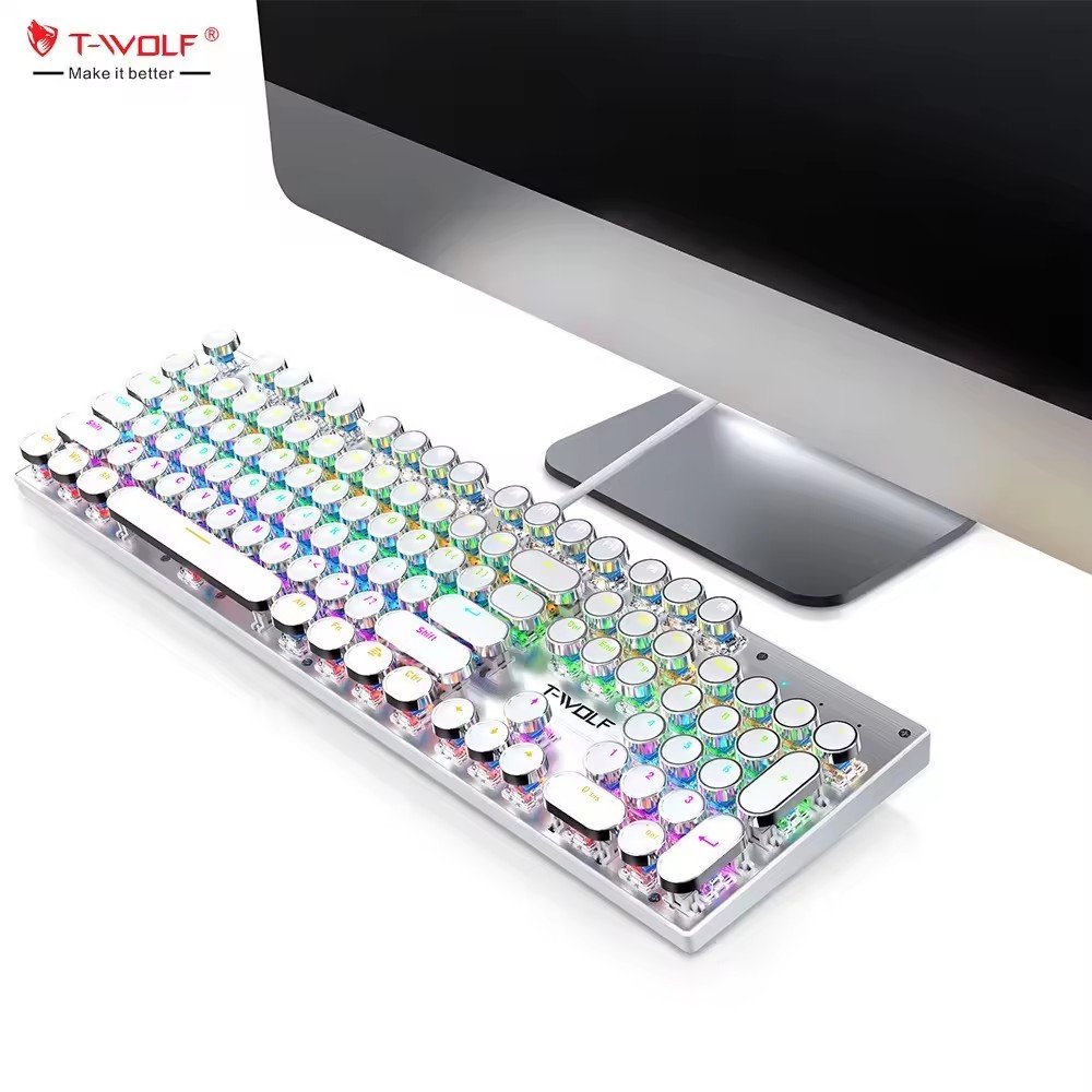 For Ansi layout low profile backlit gaming mechanical keyboard gaming keyboards keycap set black pink and white