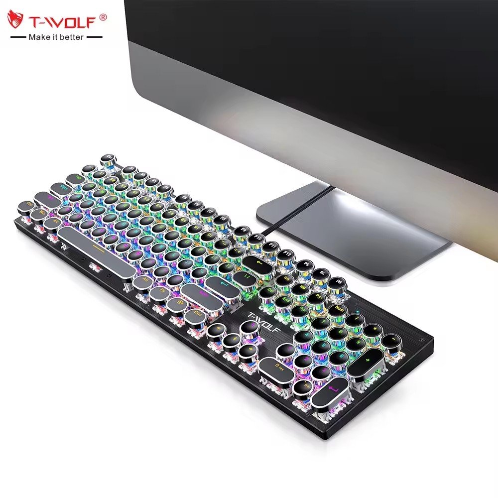 For Ansi layout low profile backlit gaming mechanical keyboard gaming keyboards keycap set black pink and white