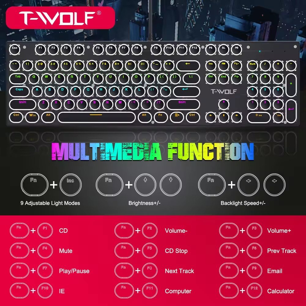 For Ansi layout low profile backlit gaming mechanical keyboard gaming keyboards keycap set black pink and white