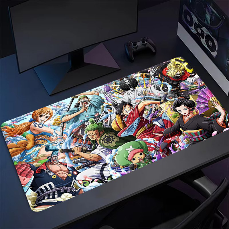 Large Mouse Pad, Desk Mat XL Anime Mouse Pad Desk,Extended Gaming Mouse PadStitched Edge Desk Pad Desk Cover Desk Accessories