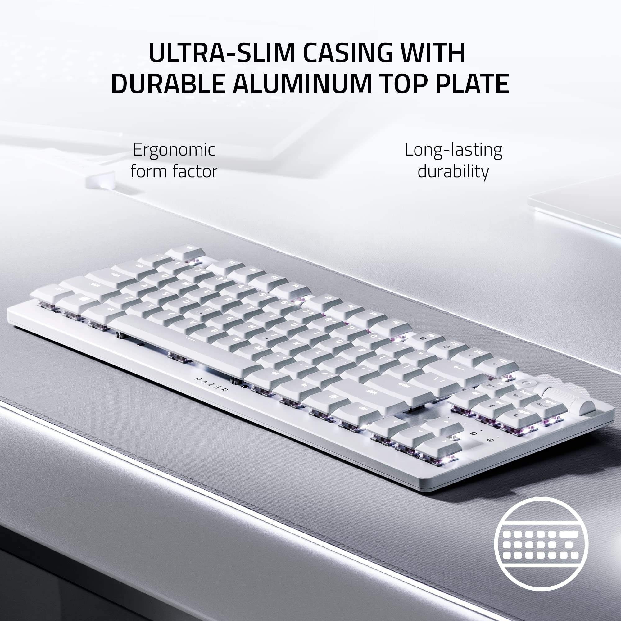 Optical Switches Linear Red HyperSpeed Wireless Razer DeathStalker V2 Pro TKL Wireless Gaming Keyboard