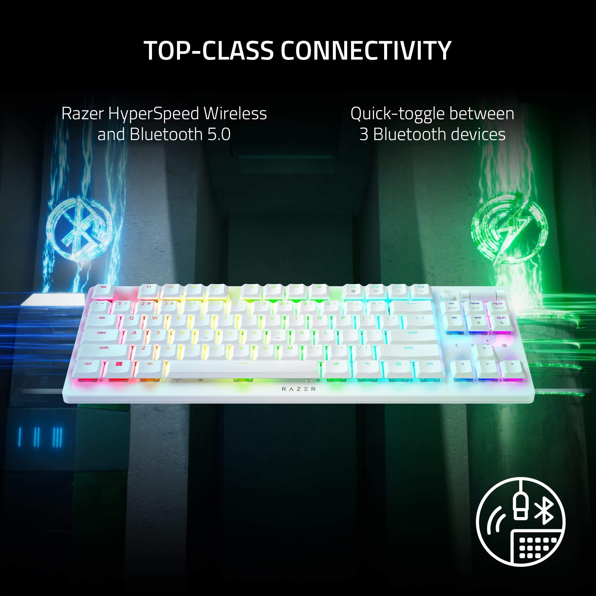 Optical Switches Linear Red HyperSpeed Wireless Razer DeathStalker V2 Pro TKL Wireless Gaming Keyboard