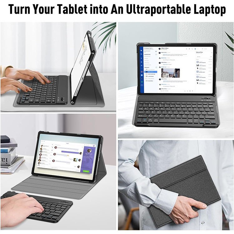 For Samsung Galaxy Tab A9 Plus 11 inch Case Magnetic Keyboard Case for Samsung Tab A9+ SM-X210N/X216B Detachable Keyboard Cover