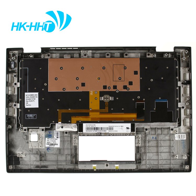HK-HHT new German keyboard for lenovo Thinkpad X1 Carbon 4th Gen 2016 with palmrest cover