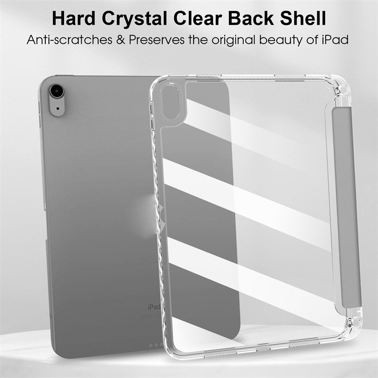 Shockproof Clear TPU Acrylic Bumper Tablet Case PU Leather With Soft Tpu Cover For iPad pro12.9 2022