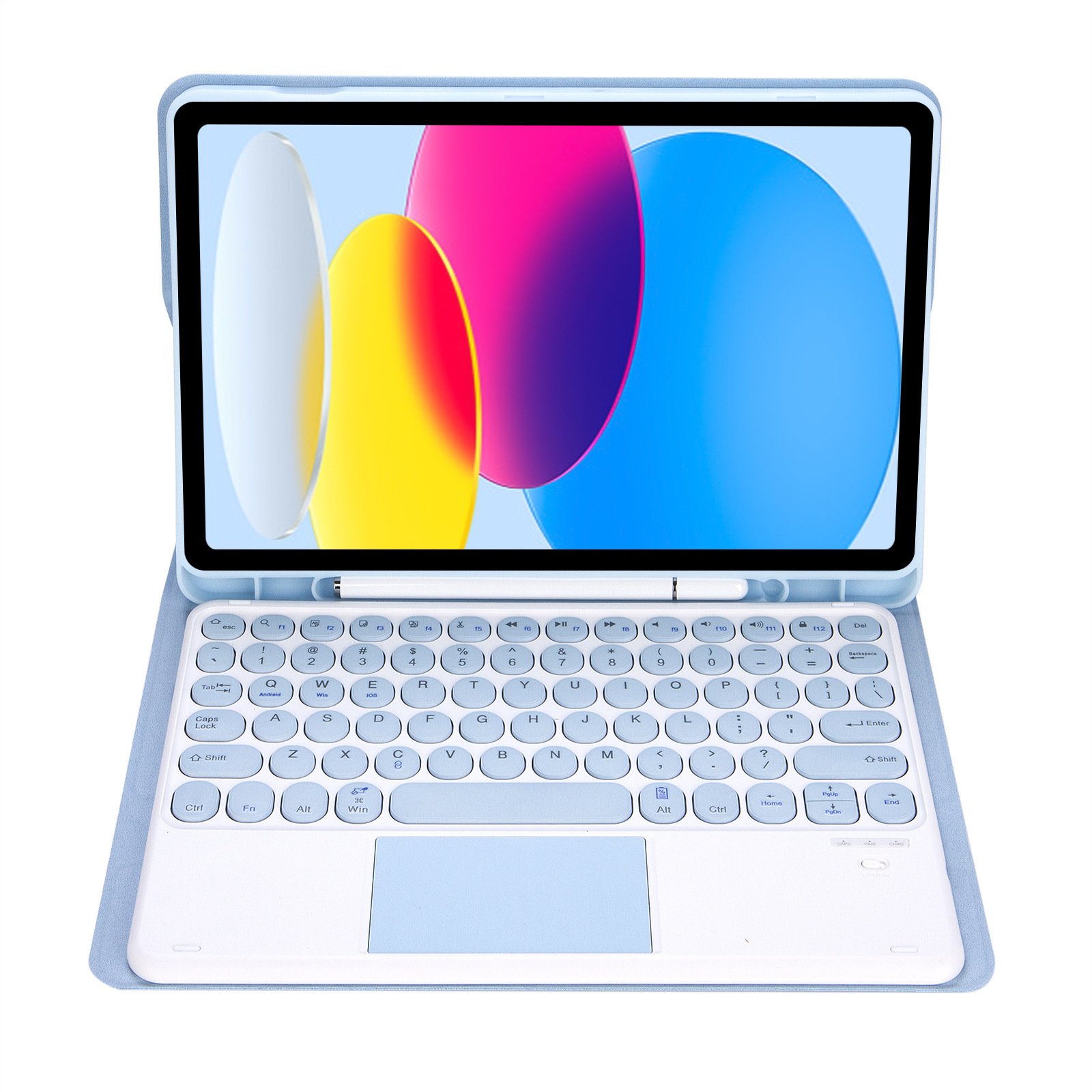 Touchpad Keyboard Case cover for ipad 8th 9th generation case with keyboard folio protect cover