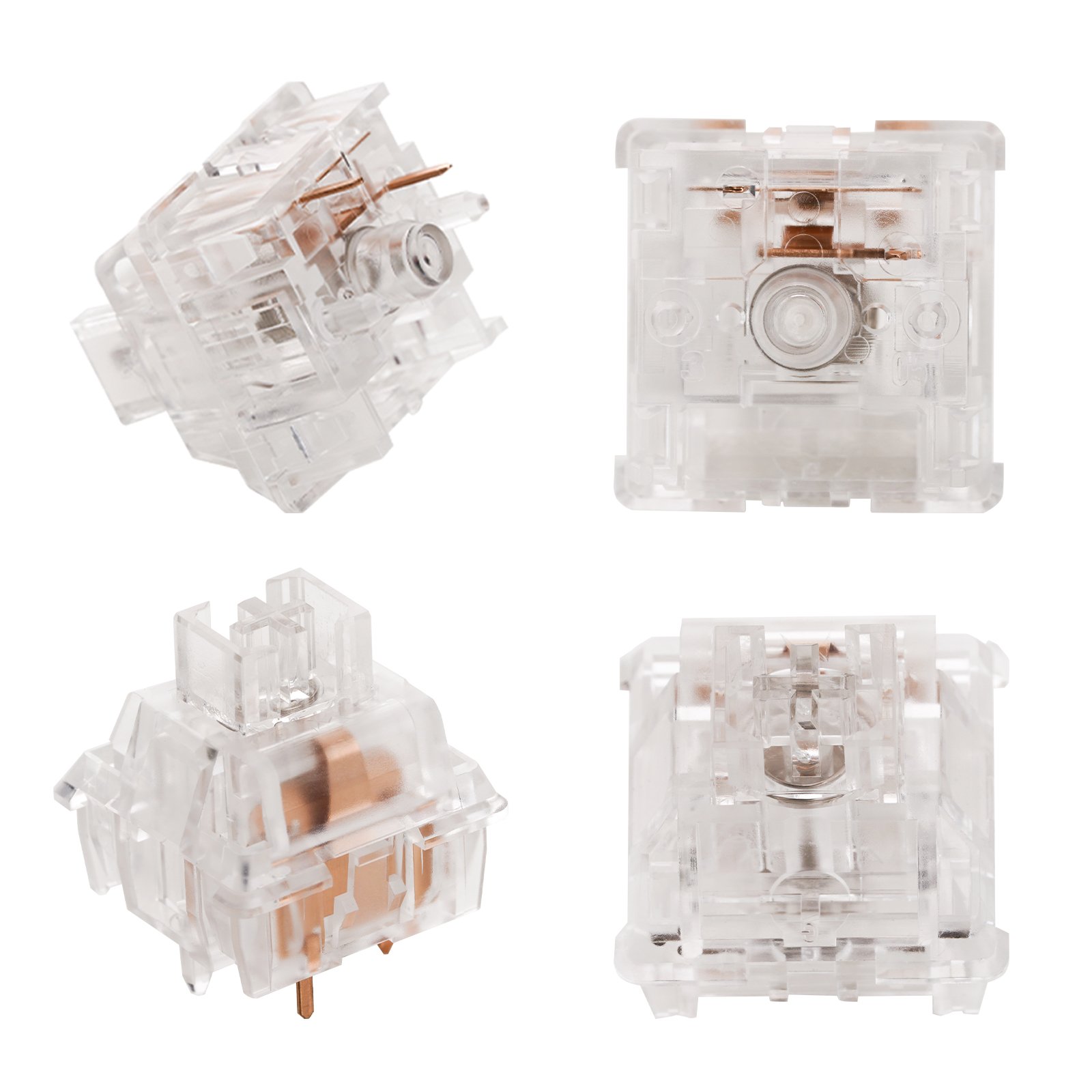 60g Customized Nylon Housing Translucent Stem Mechanical Keyboard Linear Switch Keycap Axis