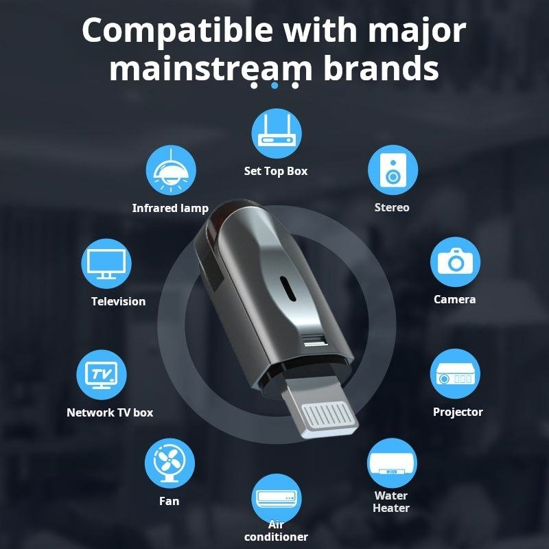 Wireless Infrared Remote Control Adapter Mobile Phone Transmitter For USB Type-C Long-distance Smart Phone Infrared Transmitter