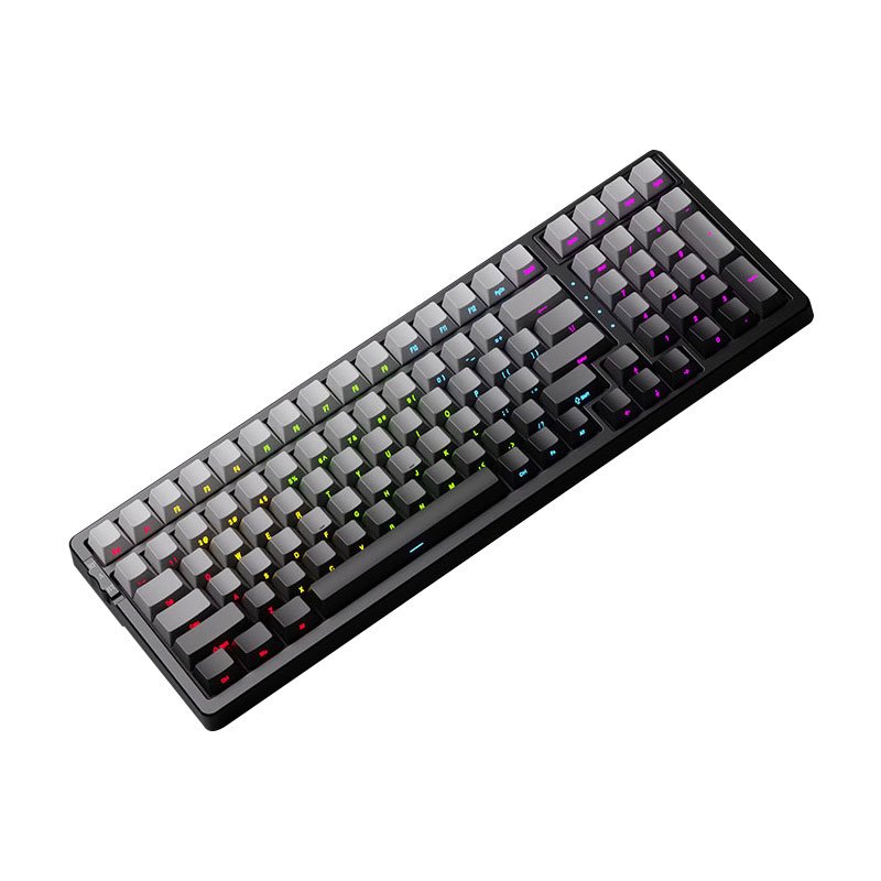 100-Key Mechanical Gaming Keyboard with Hot-Swappable Switches & Triple Mode Connectivity: Bluetooth, 2.4G, and Wired.