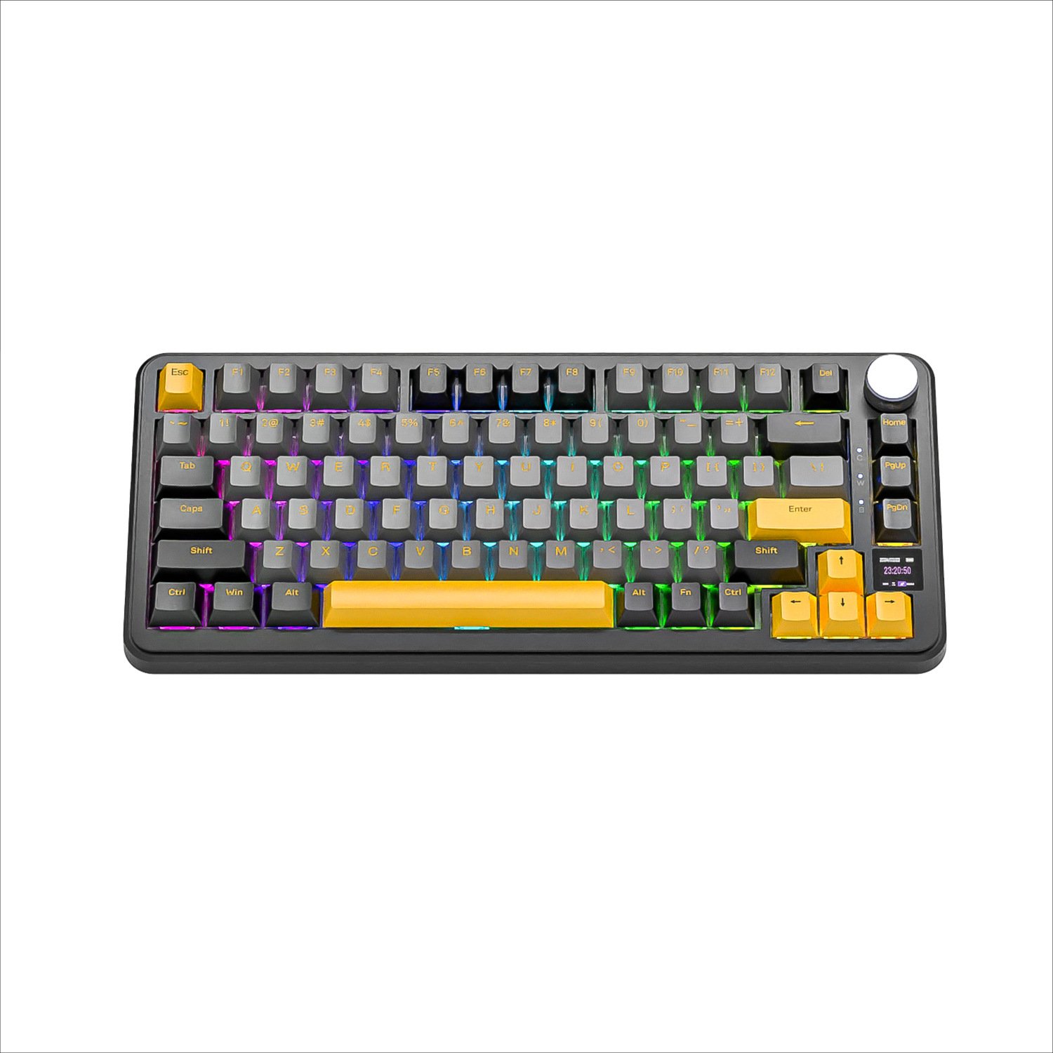 New Arrived Attack Shark X85PRO Tri-mode RGB Bluetooth Wireless With Display Custom Hot-swappable Mechanical Keyboard