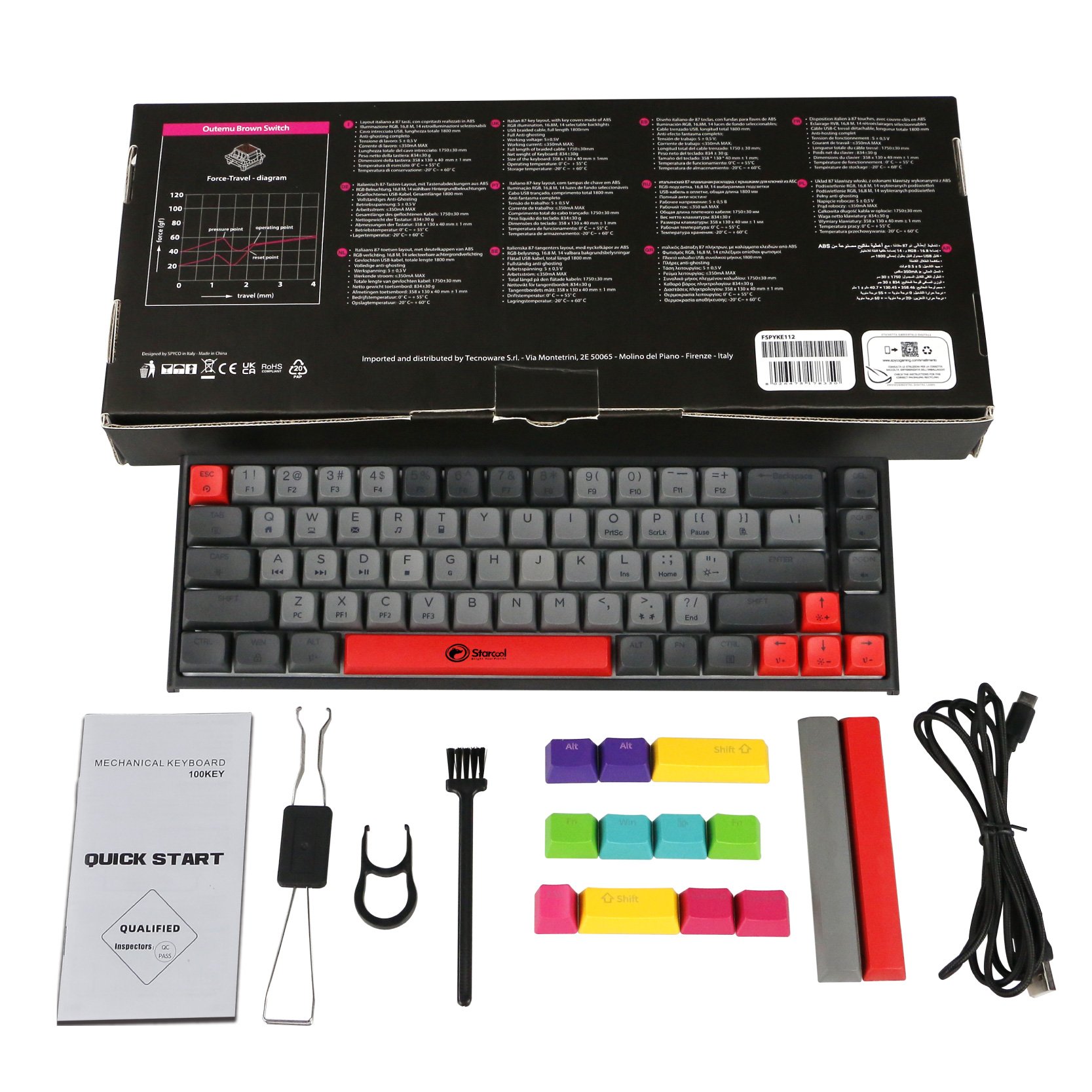 OEM Wireless Mechanical Gaming Keyboard 67 Keys RGB Backlit Hot Swappable Anti Ghosting Keyboard