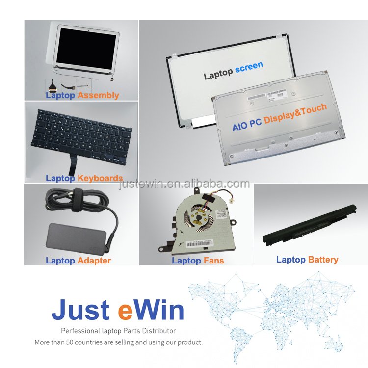 Wholesale Laptop Touch LCD Screen Keyboard Cover Case Battery Adapter Spare Parts for Notebook Computer Laptop Replacement