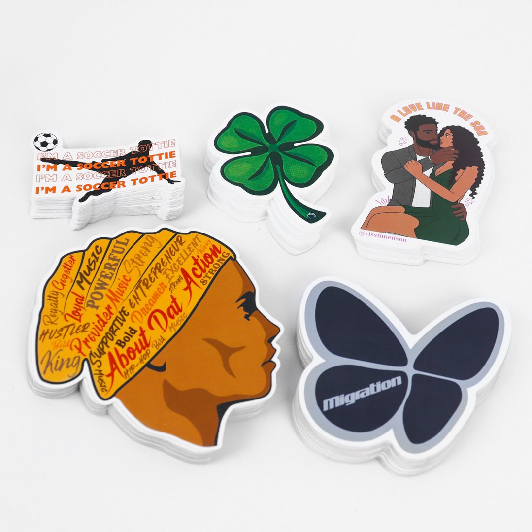 Customised printing logo stickers skin cover laptop graffiti custom die cut stickers waterproof vinyl adhesive stickers