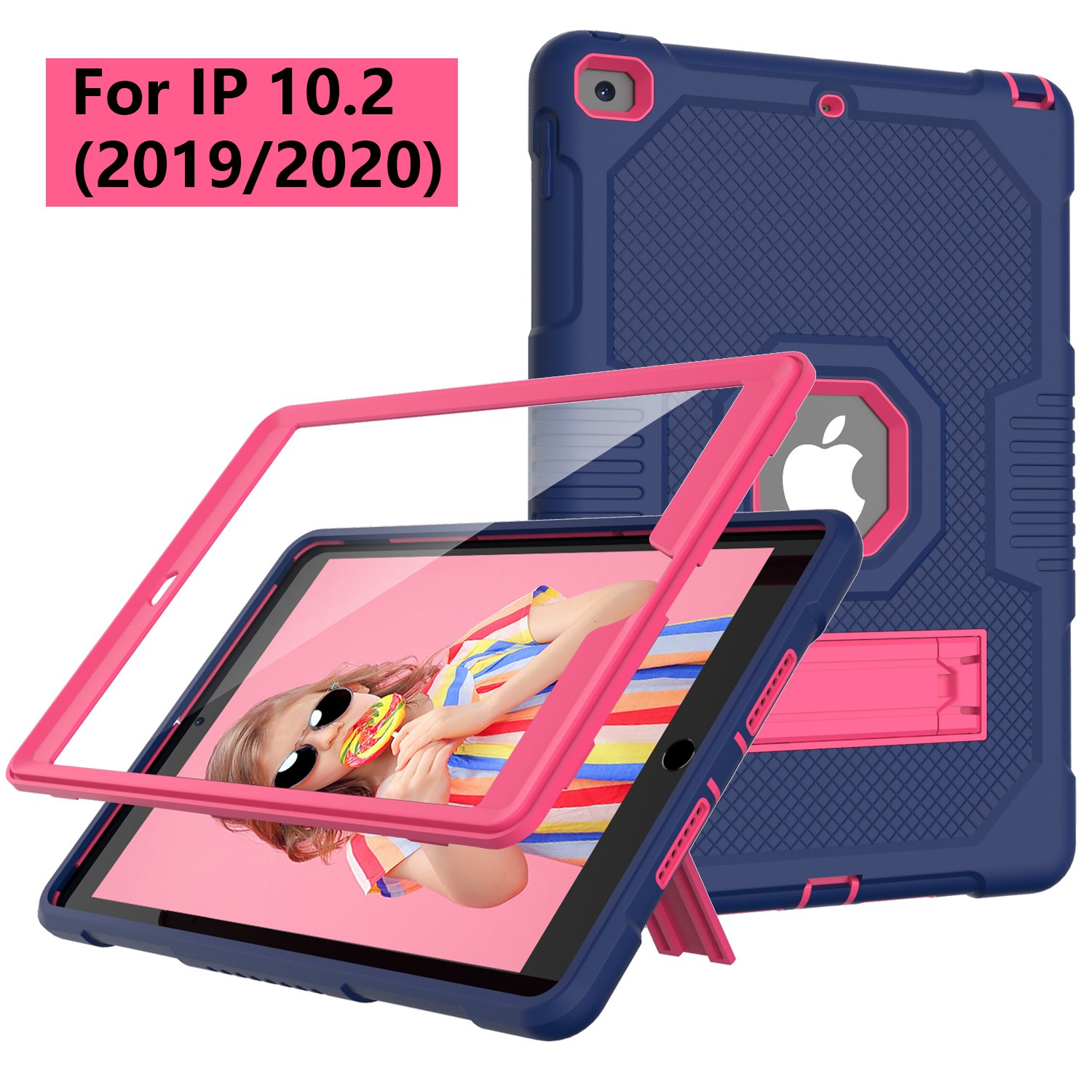 Perfect Quality Colorful 10.2 Inch Kids Universal Keyboard Office Education School Tablet Case Cover For Ipad
