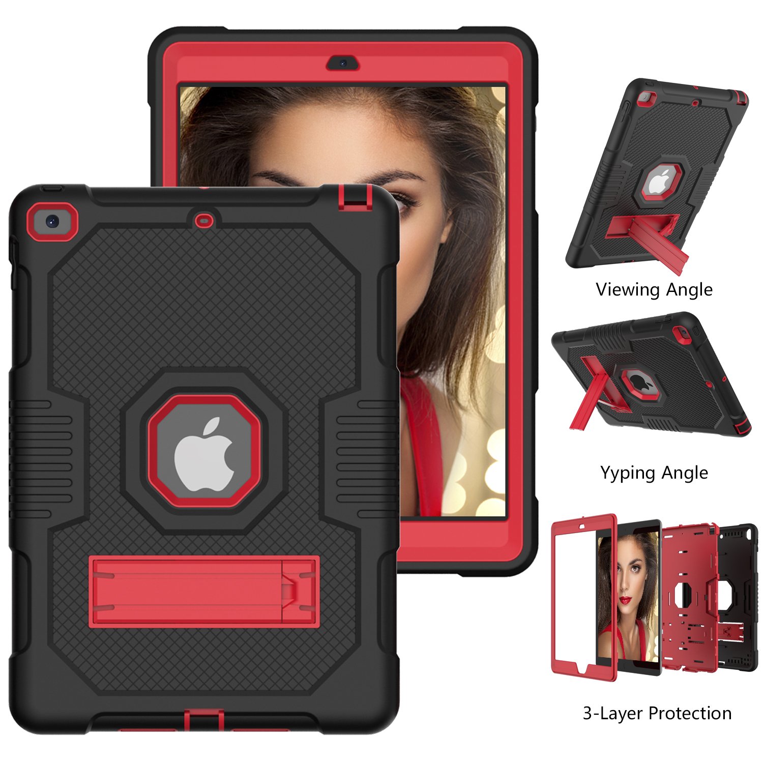 Perfect Quality Colorful 10.2 Inch Kids Universal Keyboard Office Education School Tablet Case Cover For Ipad