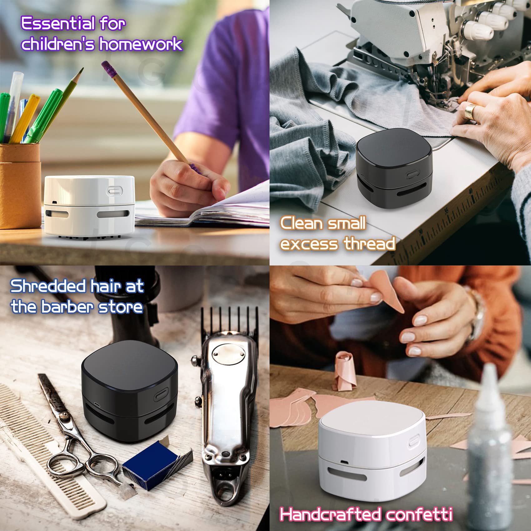 Mini Portable USB Rechargeable Handheld Aspiradora De Escritorio Aspirateur Ordinateur Electric Desk Vacuum Cleaner For Keyboard