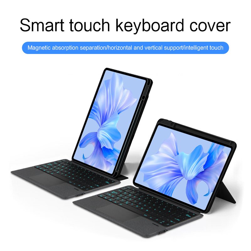 Magic Keyboard Case for iPad 10.2/10.5 Inches Magnetic Detachable Keyboard Protective Case Support Vertical
