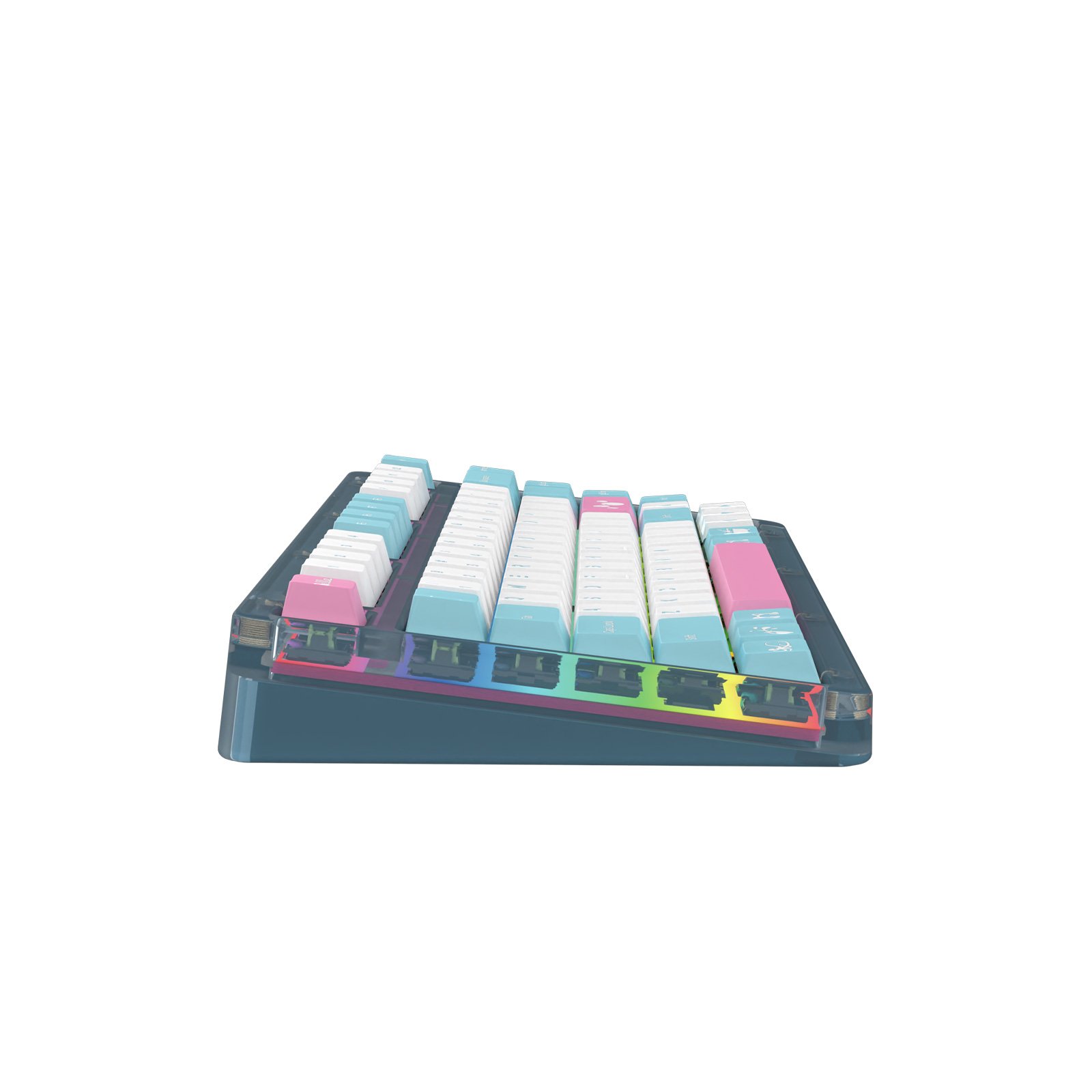 TOPSTYLE TKB-K75B High Quality Wired Cherry Switch Mechanical Keyboard RGB Hot Swap Keyboard Customized Usb Desktop OEM USB 2.0