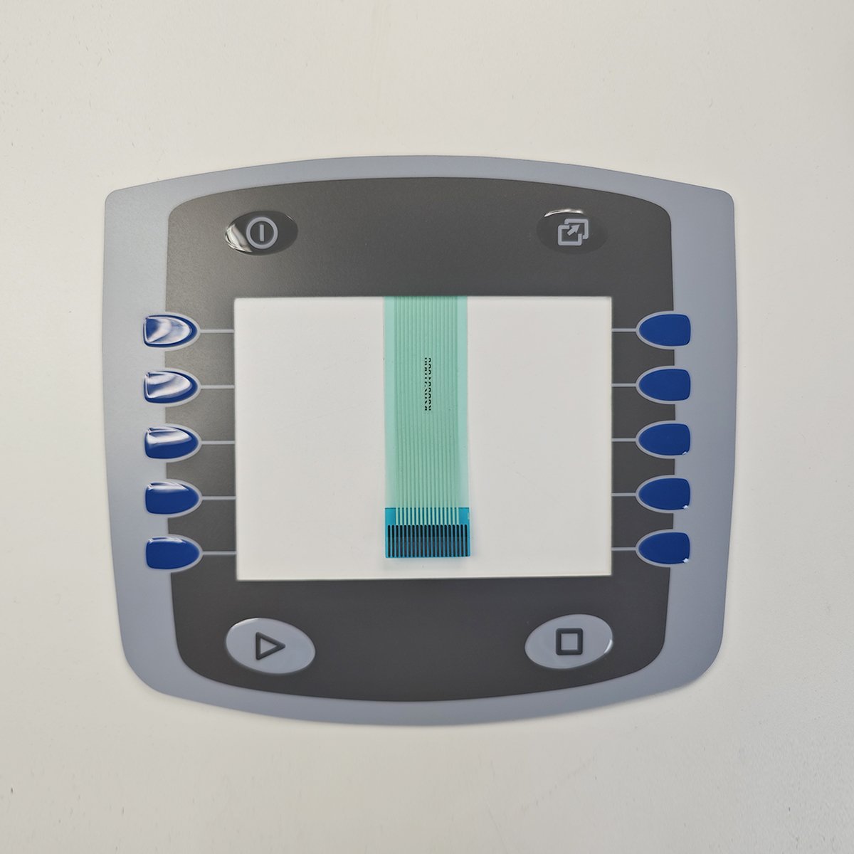 High quality directly membrane keyboard film adhesive tape matte graphic overlay membrane switch