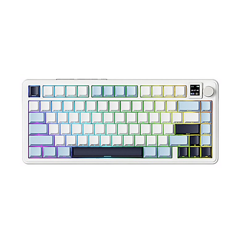 Custom Screen 75% PC RGB Bluetooth Wired Wireless Gaming Mechanical Keyboard with TFT Display