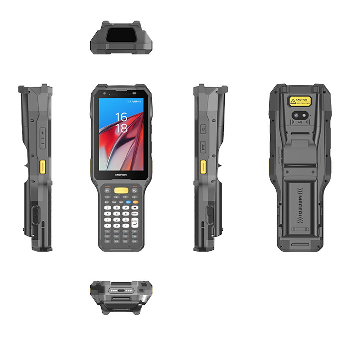 MEFERI ME74 Ultra-rugged Enterprise Mobile Computer 15m Long Range PDA with Zebra 1D 2D SE4850 Long Range Scan Engine