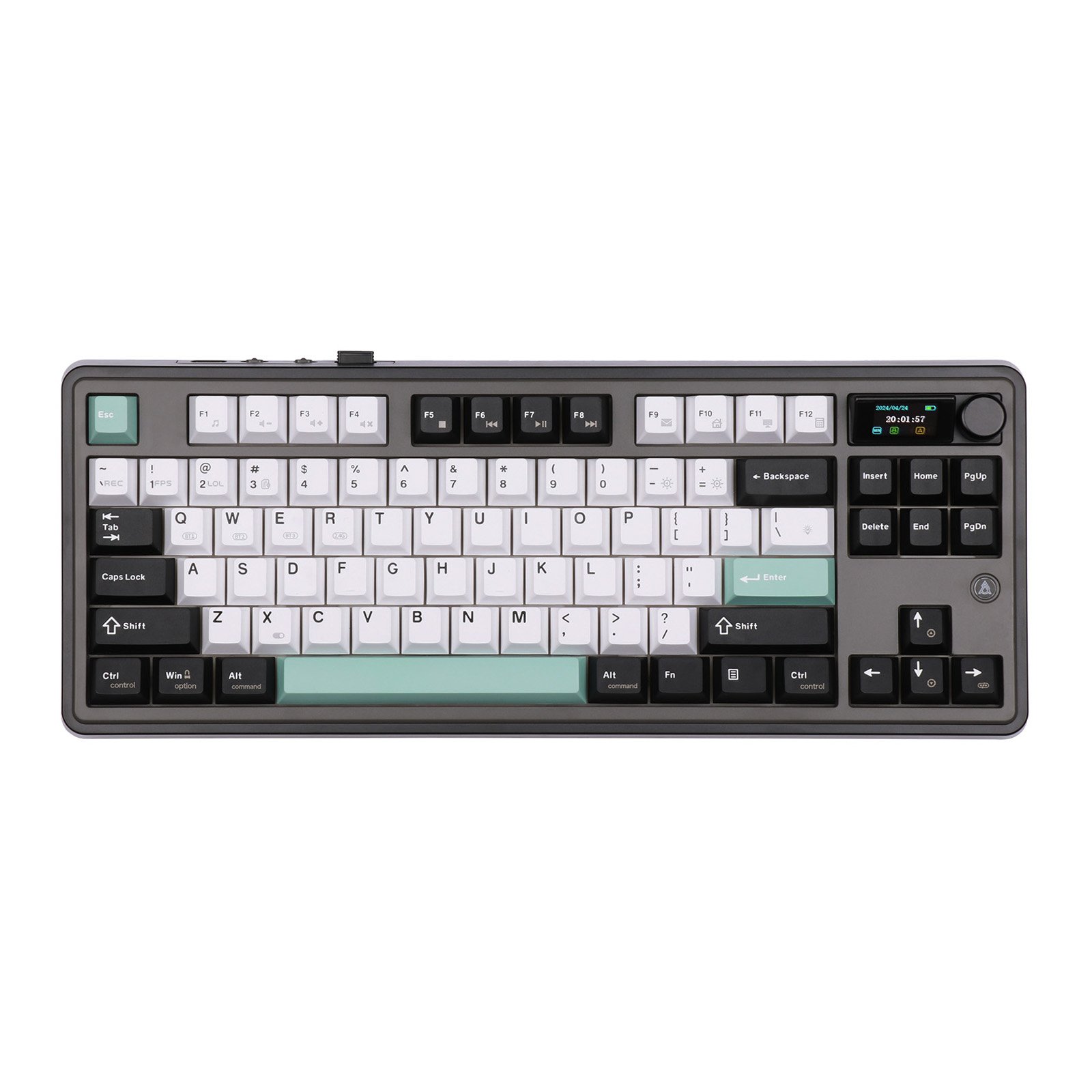 Ajazz AK870 TKL Gasket-mounted Hot Swappable Wireless Gaming Keyboard for Win/Mac keyboard kit tkl mechanical keyboard