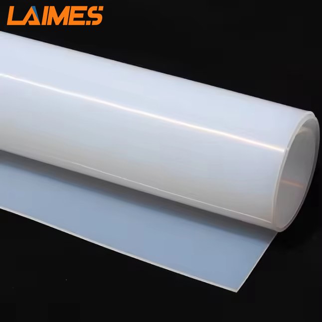 Milky white 100% Virgin Silicon Translucent Rubber Sheet For heat Resist Cushion