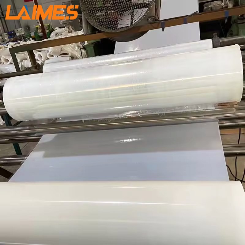 Milky white 100% Virgin Silicon Translucent Rubber Sheet For heat Resist Cushion