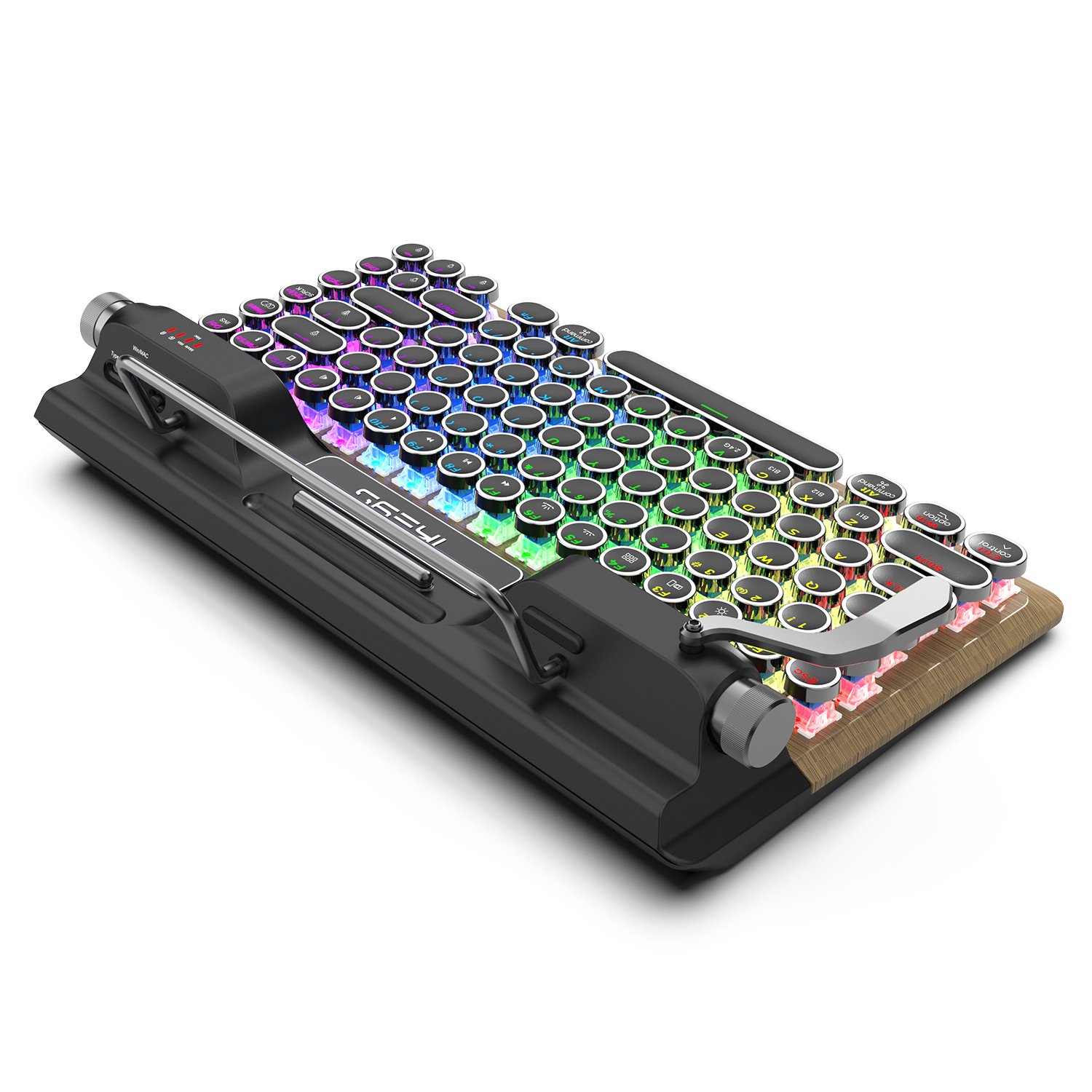 New Custom Optical Switch Wireless 83Key RGB Feel Cyan Keycaps Waterproof Gaming Mechanical Keyboard