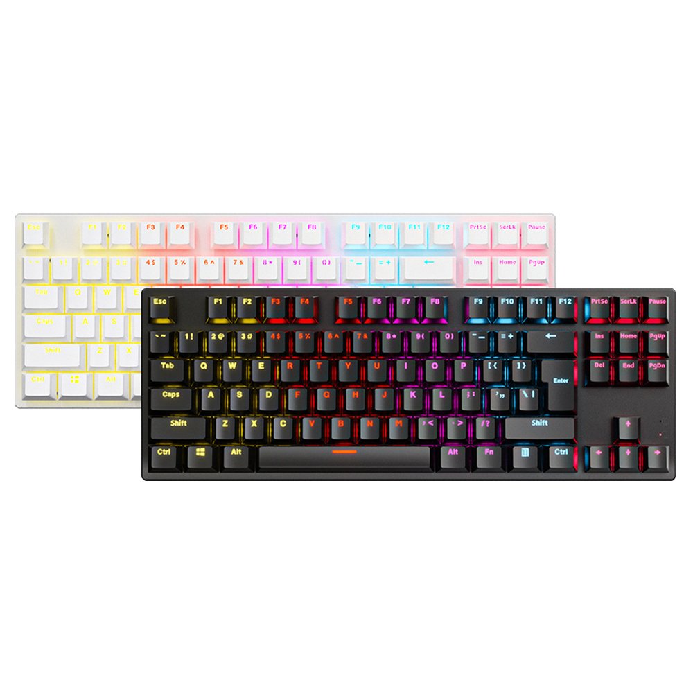 SAMA Low MOQ Gaming Mechanical Keyboard Multimedia 87 Keys Tenkeyless LED RGB Backlit PC Gamers Wired Computer Keyboard