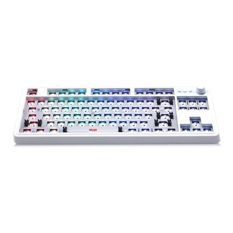 ZUOYA LS01 Gamer Keyboard Kit Hot-Swap 3Mode USB/2.4G/Bluetooth Wireless Keyboard RGB Backlit Gasket Structure