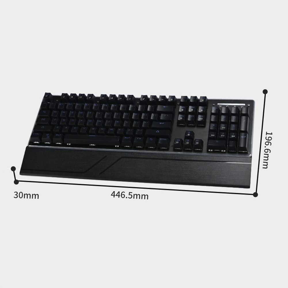 with Optical switch 104 key waterproof dustproof RGB aluminum board gaming keyboard ultra -thin shaft mechanical keyboard