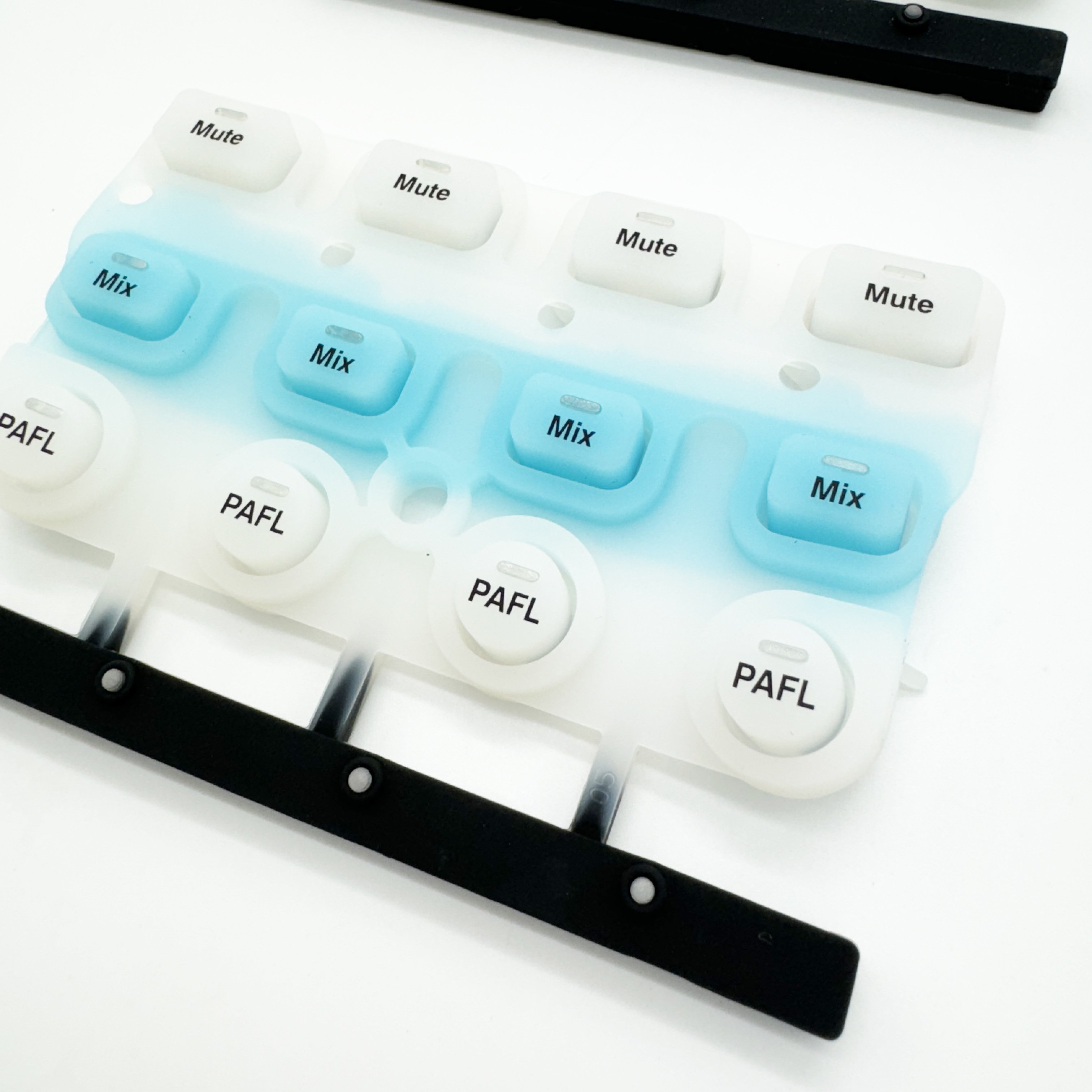 OEM ODM.Professional custom for medical equipment silicone rubber buttons keyboard, using advanced radium carving technology