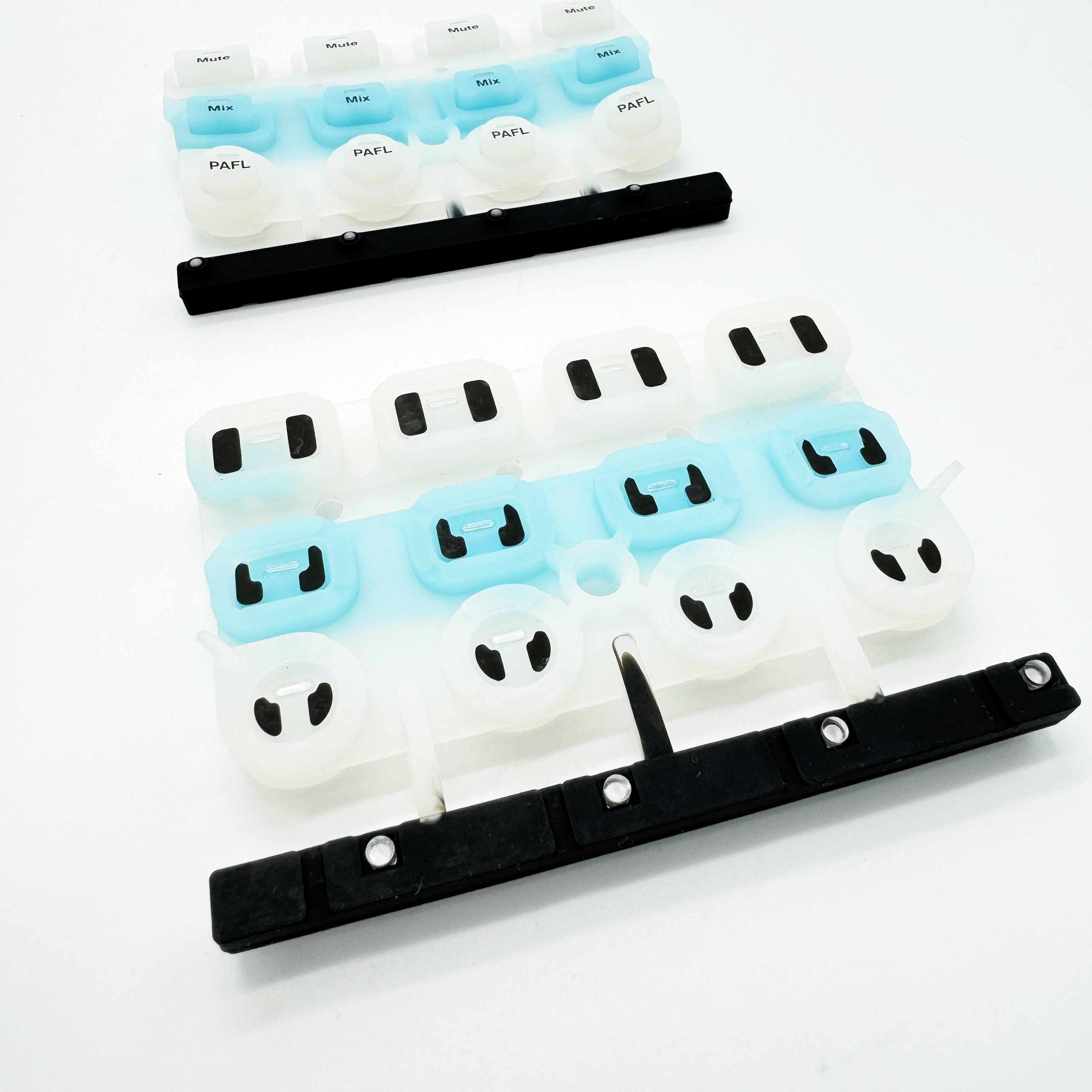 OEM ODM.Professional custom for medical equipment silicone rubber buttons keyboard, using advanced radium carving technology
