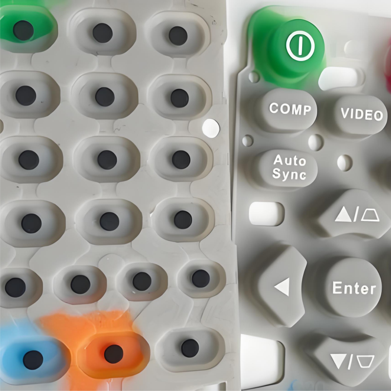 Hot Selling Silicone Keypad Membrane Switch Overlay Low Cost Keyboards & Keypads