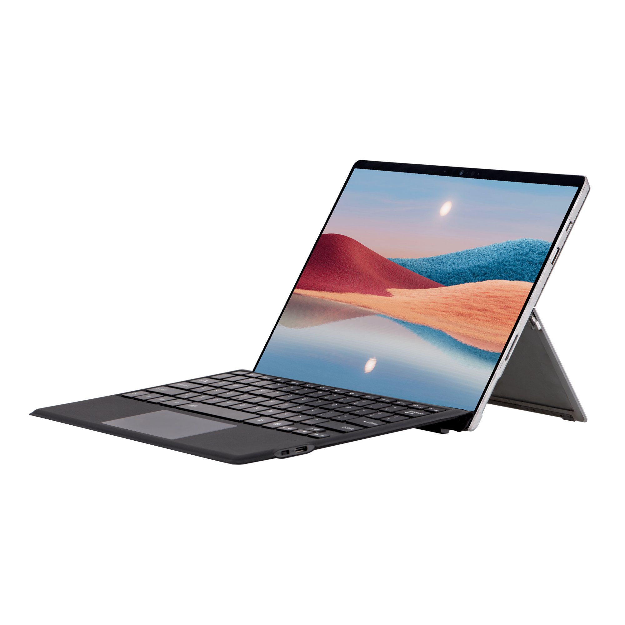 Ultra-Thin Multifunctional Keyboard Cover for Microsoft Surface Pro 3 4 5 6 7 Split Style with 7 Color Backlight