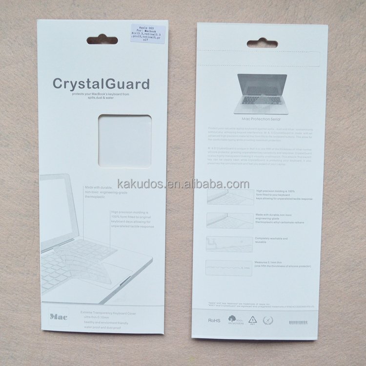 Kakudos Stylish Keyboard Protective Cover Skin For Macbook With Many Colors With Retail Pack