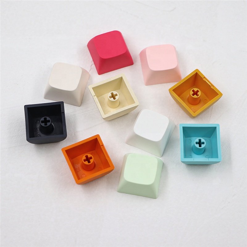 Multi-color XDA Blank Keycap Durable PBT Material 1U Mechanical Keycap Transparent Black White With Mx Switch