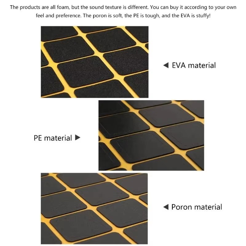 120pcs Per Sets Structure Compatible Repair PORON Foam Switch Film for Mechanical Keyboard