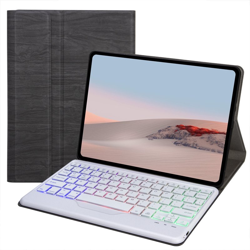 Suitable For Microsoft Surface Go123 Universal Colorful Backlit Leather Case Protective Case Magic Bluetooth Keyboard Keyboard