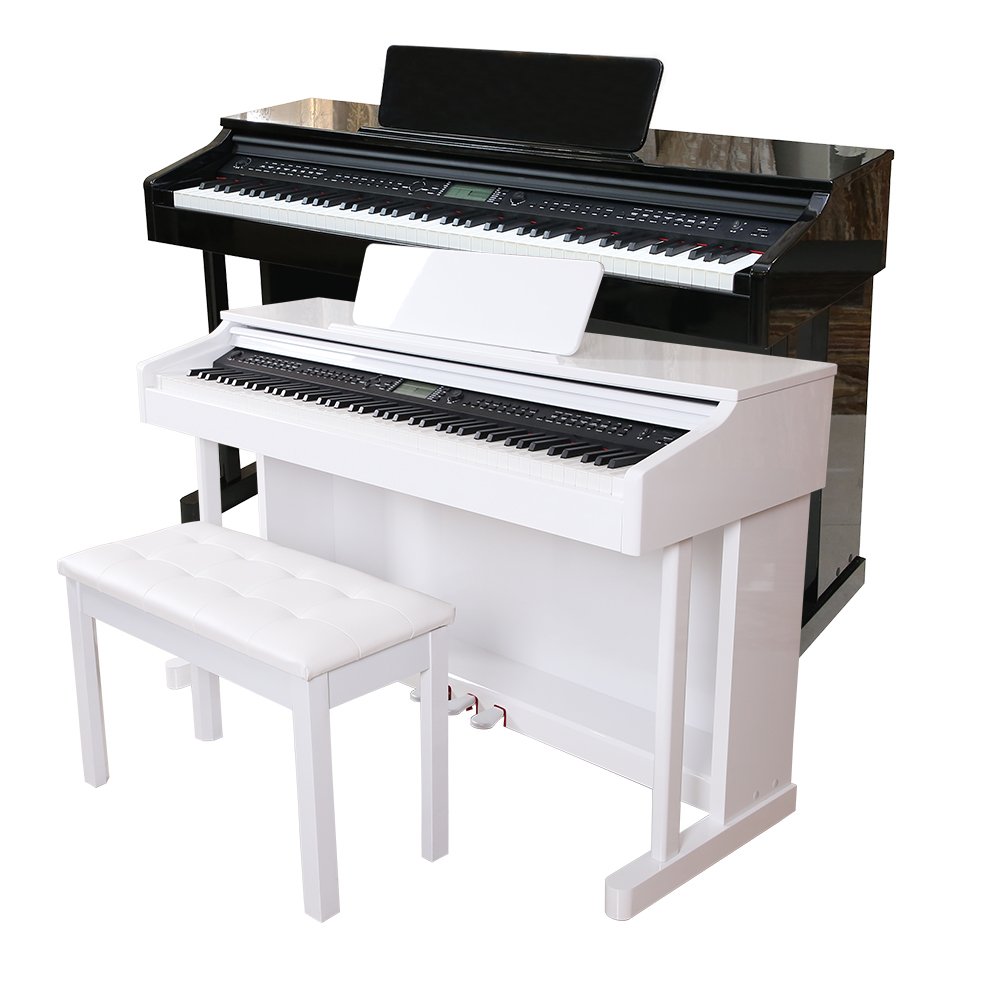 China Digital Piano Baked Paint 88 Weighted Keys Keyboard Piano Electronic Keyboard YM-A60 Instruments Multi functional MIDI