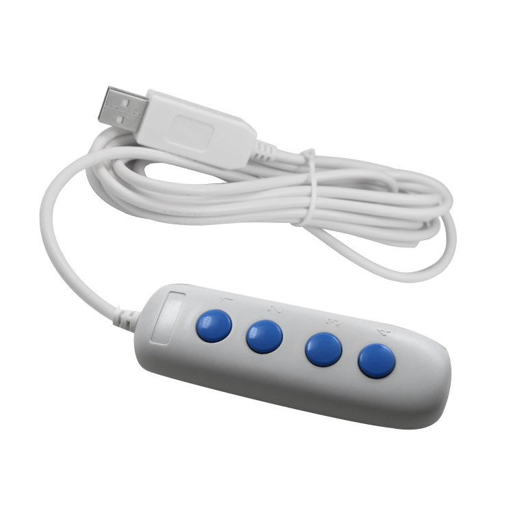 4 Keys USB Handle controller Mini Button Switch User Defined Keyboard for Game Office Multimedia