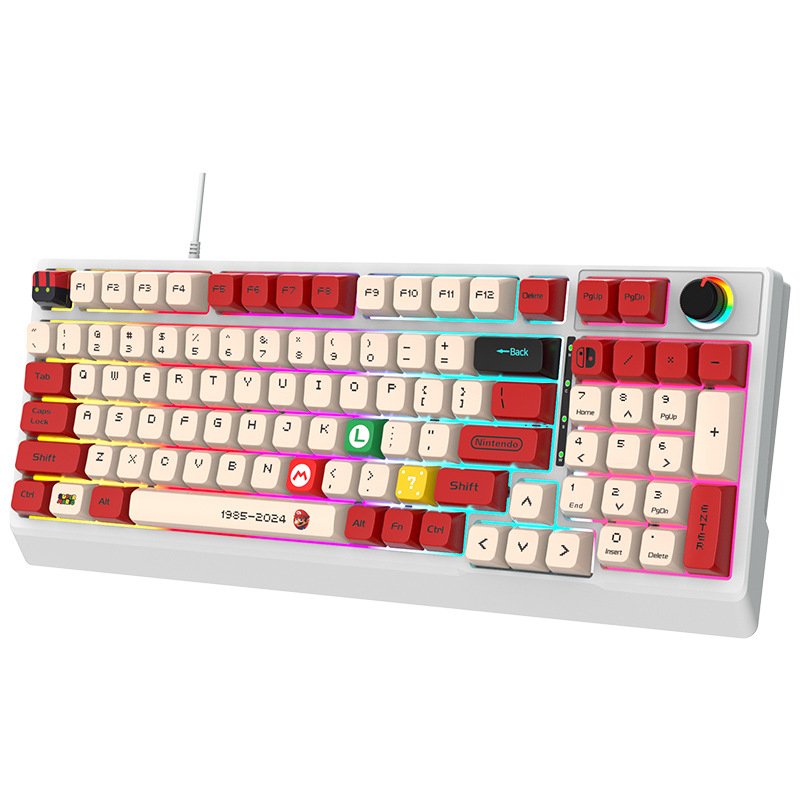 Tkl Mechanical Keyboard Hot Swappable Mechanical Gaming Keyboard 80% 96 Key Usb To Wire Keyboard Wired Backlit